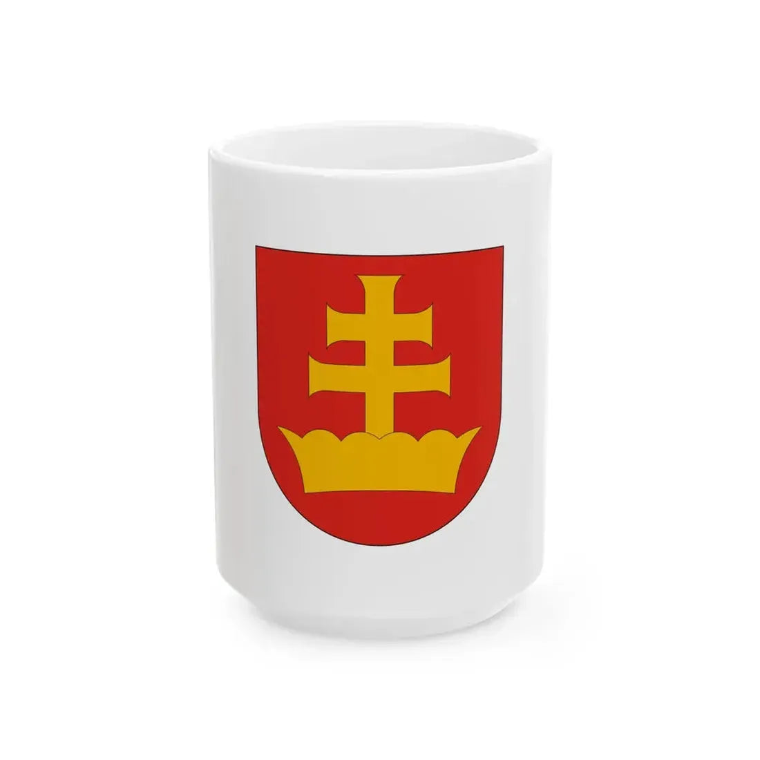 Flag of Szentkiralyszabadja (Hungary) White Coffee Mug 15oz - Go Mug Yourself