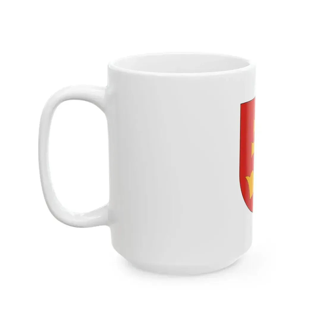 Flag of Szentkiralyszabadja (Hungary) White Coffee Mug - Go Mug Yourself