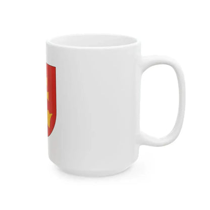 Flag of Szentkiralyszabadja (Hungary) White Coffee Mug - Go Mug Yourself