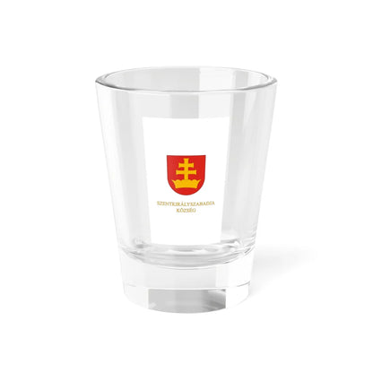 Flag of Szentkiralyszabadja vertical (Hungary) Shot Glass 1.5oz 1.5oz - Go Mug Yourself