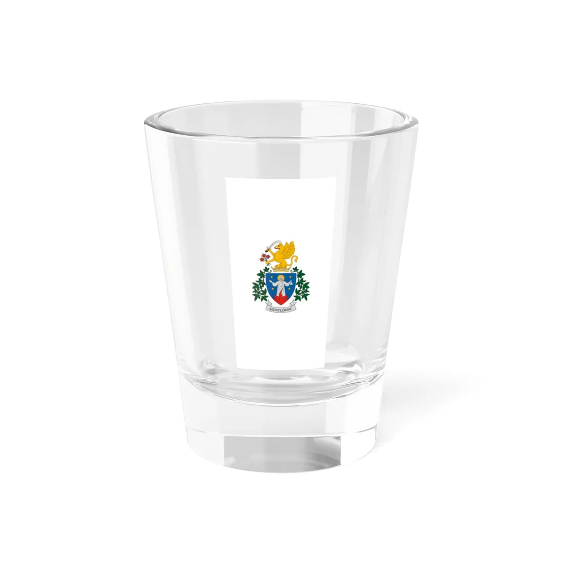 Flag of Szentlorinc vertical (Hungary) Shot Glass 1.5oz 1.5oz - Go Mug Yourself