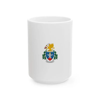 Flag of Szentlorinc vertical (Hungary) White Coffee Mug 15oz - Go Mug Yourself