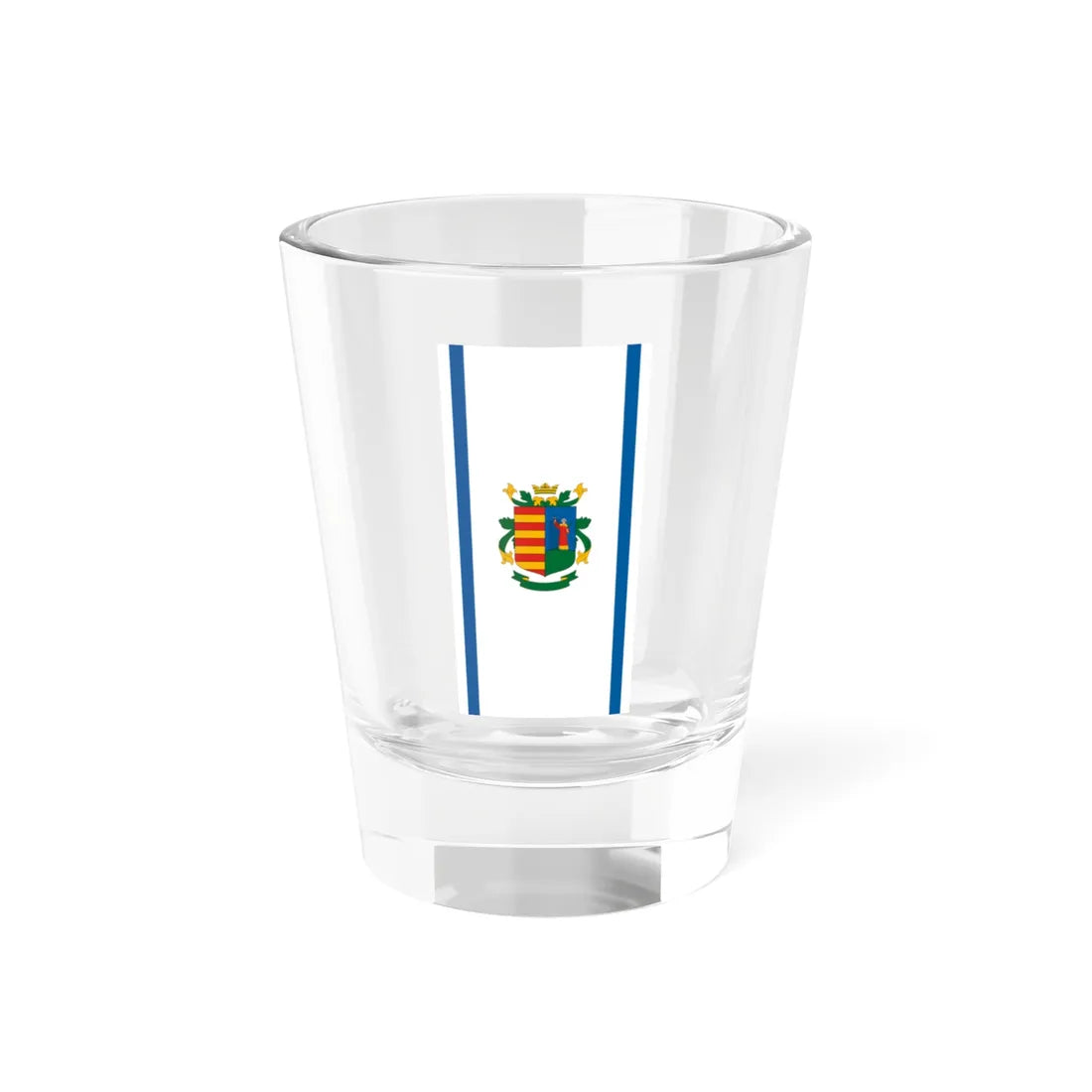 Flag of Szentlorinckata vertical (Hungary) Shot Glass 1.5oz 1.5oz - Go Mug Yourself