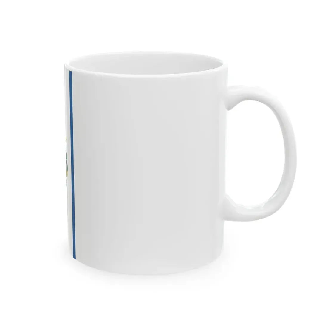 Flag of Szentlorinckata vertical (Hungary) White Coffee Mug - Go Mug Yourself