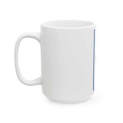 Flag of Szentlorinckata vertical (Hungary) White Coffee Mug - Go Mug Yourself