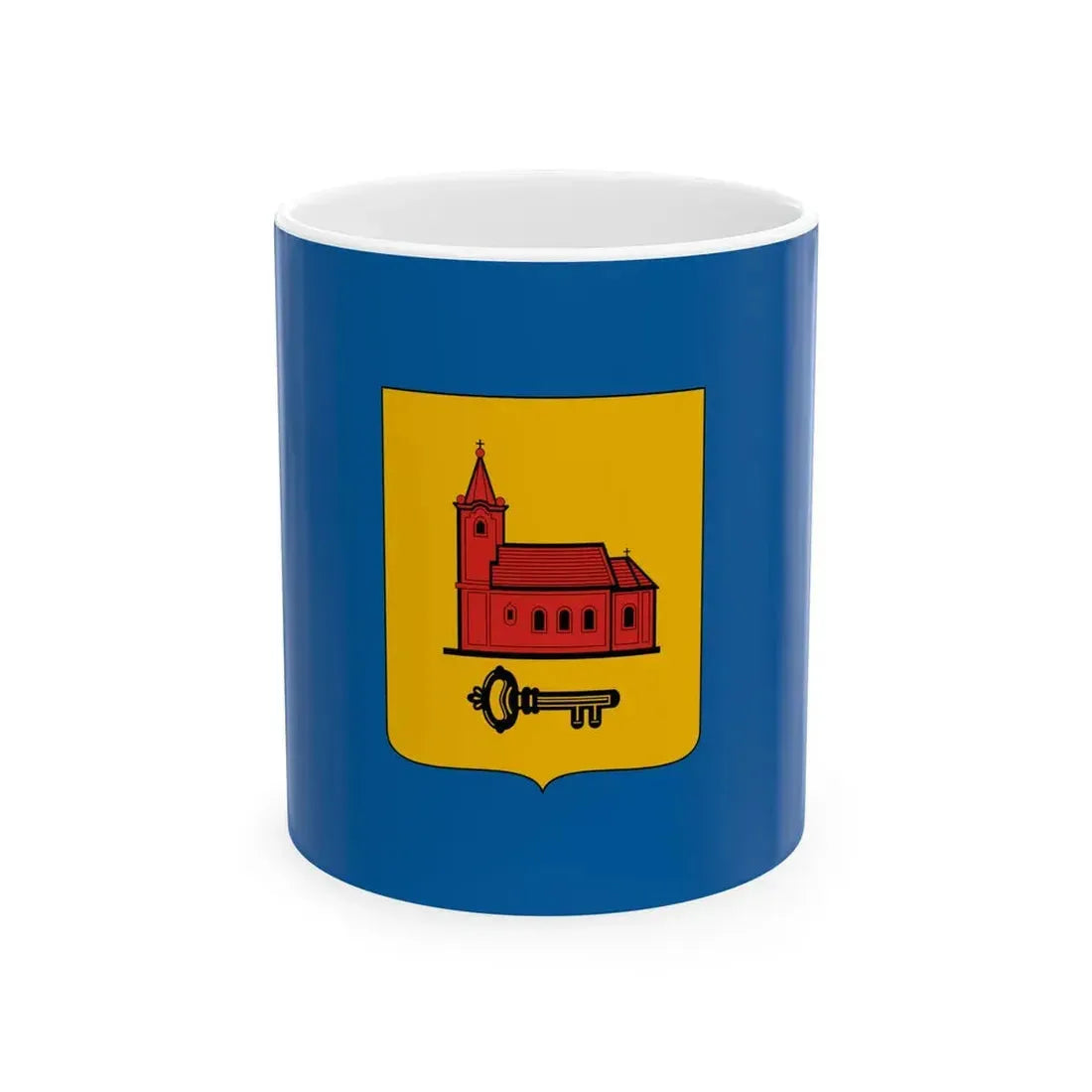 Flag of Szentpeterfa (Hungary) White Coffee Mug 11oz - Go Mug Yourself