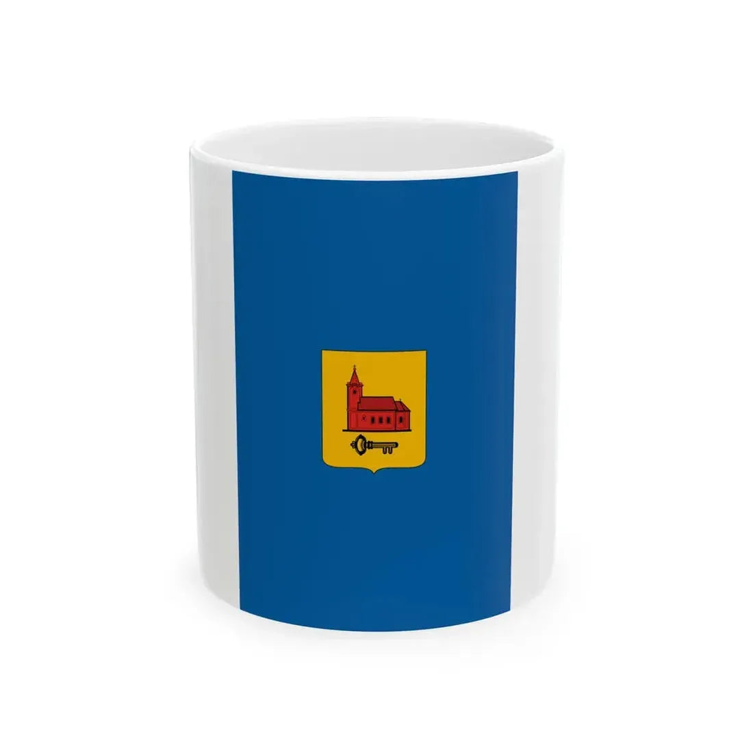 Flag of Szentpeterfa vertical (Hungary) White Coffee Mug 11oz - Go Mug Yourself