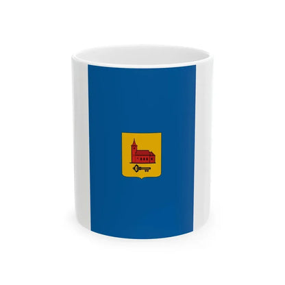 Flag of Szentpeterfa vertical (Hungary) White Coffee Mug 11oz - Go Mug Yourself