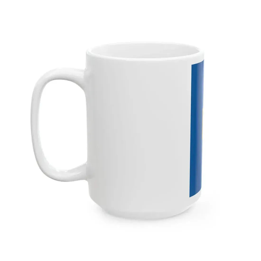 Flag of Szentpeterfa vertical (Hungary) White Coffee Mug - Go Mug Yourself