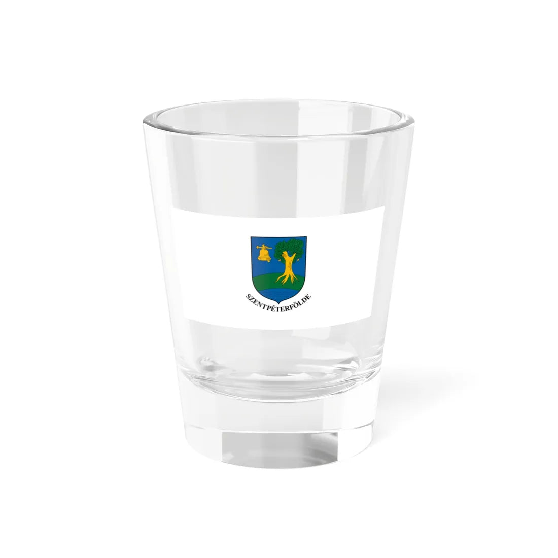 Flag of Szentpeterfolde (Hungary) Shot Glass 1.5oz 1.5oz - Go Mug Yourself