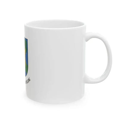 Flag of Szentpeterfolde (Hungary) White Coffee Mug - Go Mug Yourself