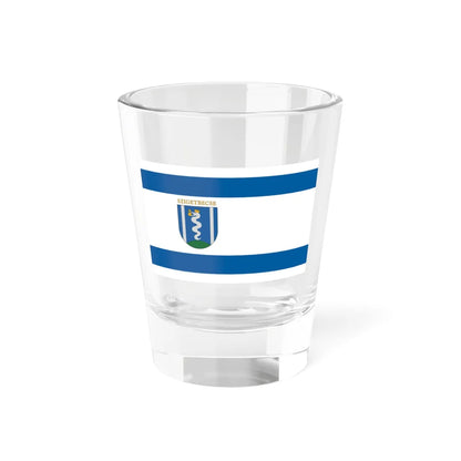 Flag of Szigetbecse (Hungary) Shot Glass 1.5oz 1.5oz - Go Mug Yourself