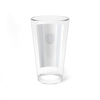 Flag of Szigetbecse vertical (Hungary) Pint Glass 16oz - Go Mug Yourself