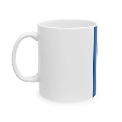 Flag of Szigetbecse vertical (Hungary) White Coffee Mug - Go Mug Yourself