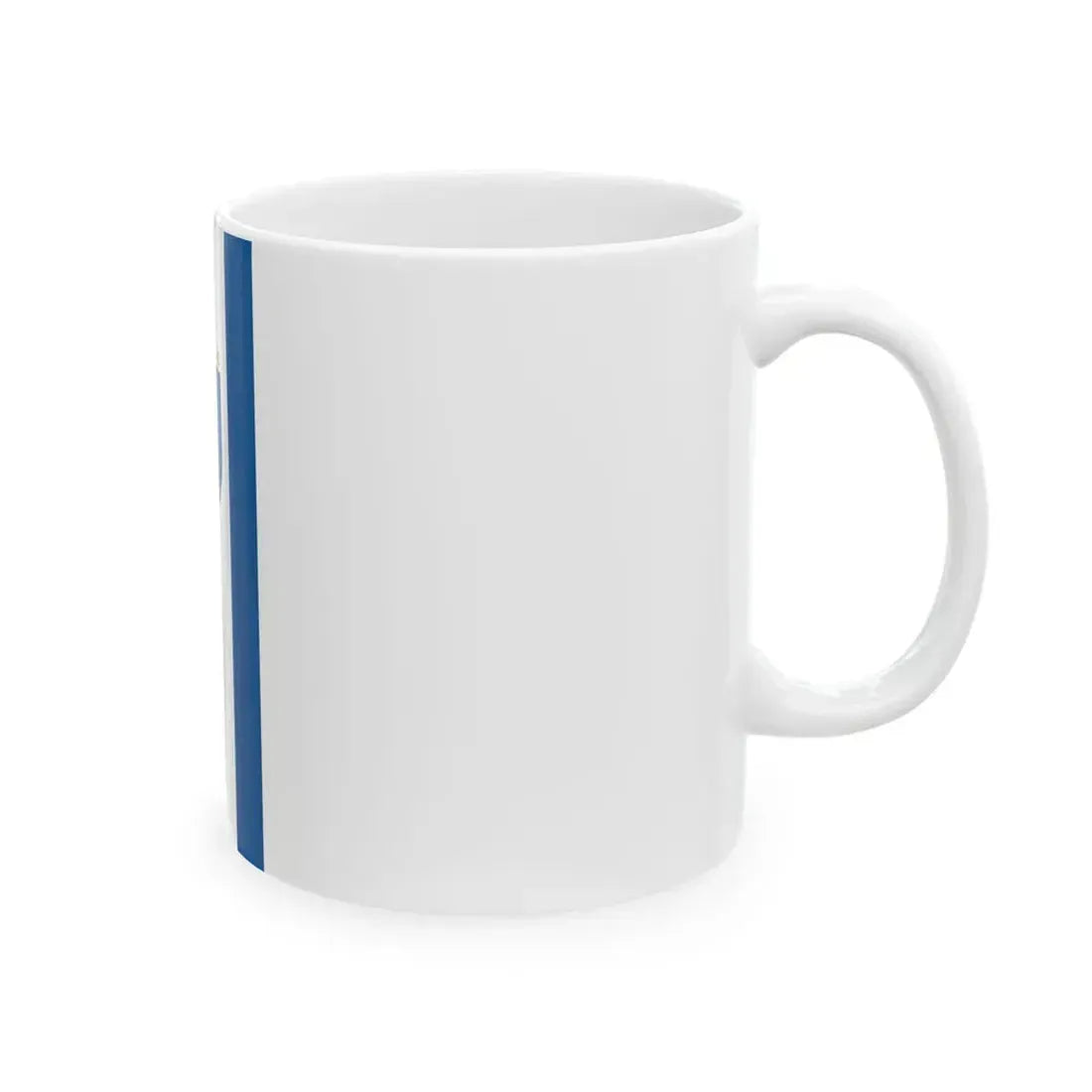 Flag of Szigetbecse vertical (Hungary) White Coffee Mug - Go Mug Yourself