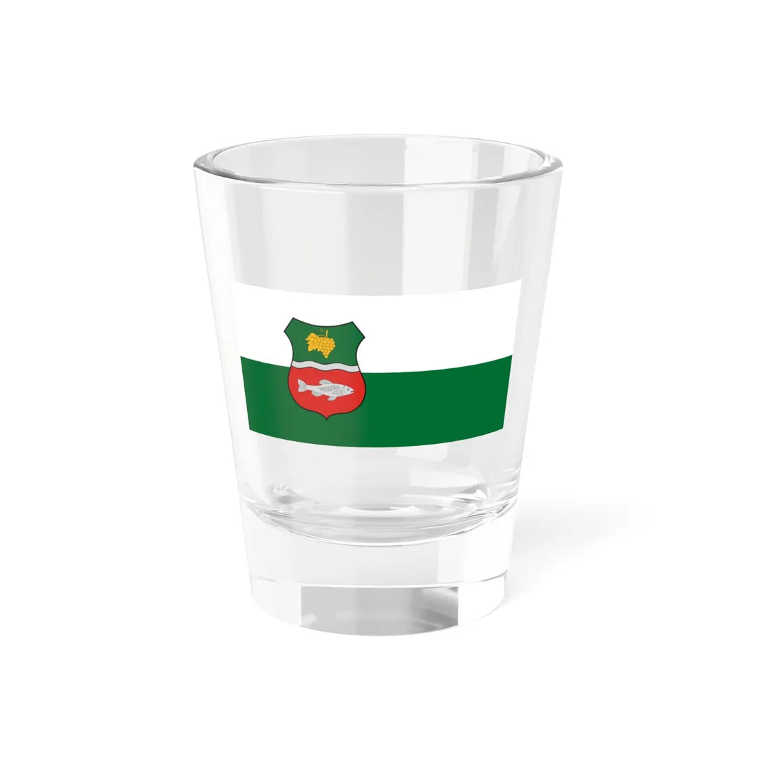 Flag of Szigetcsep (Hungary) Shot Glass 1.5oz 1.5oz - Go Mug Yourself