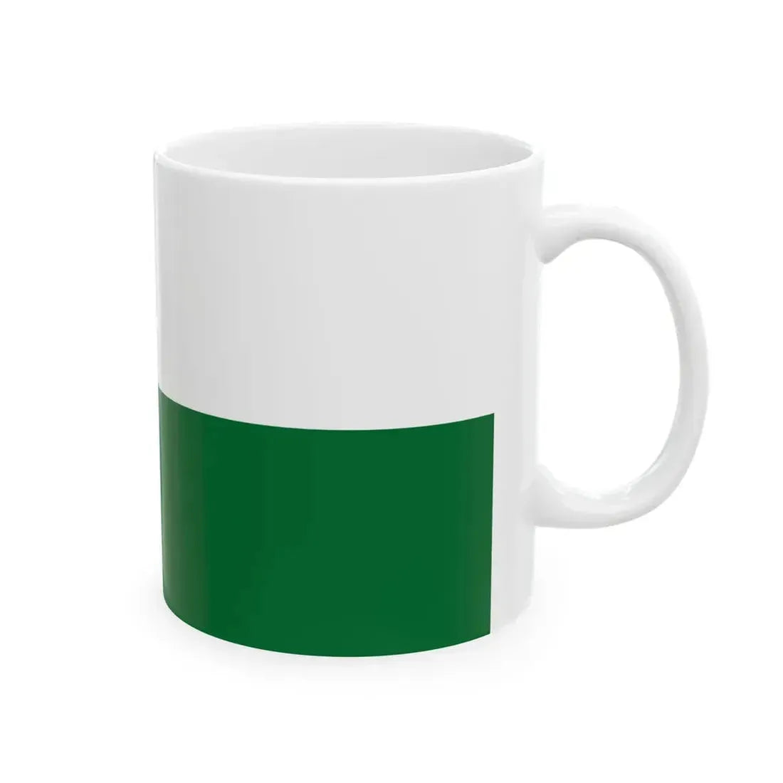 Flag of Szigetcsep (Hungary) White Coffee Mug - Go Mug Yourself