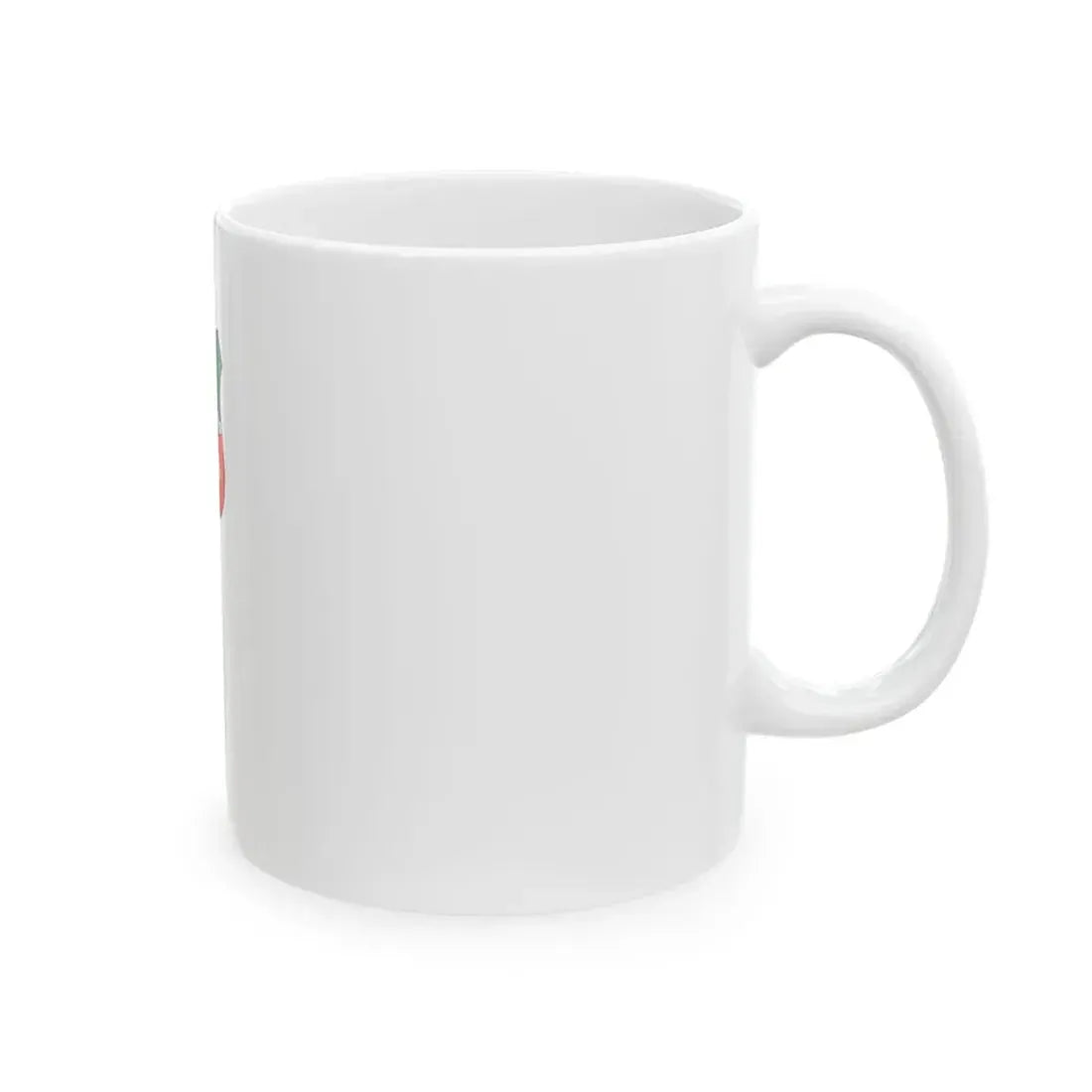 Flag of Szigetcsep vertical (Hungary) White Coffee Mug - Go Mug Yourself
