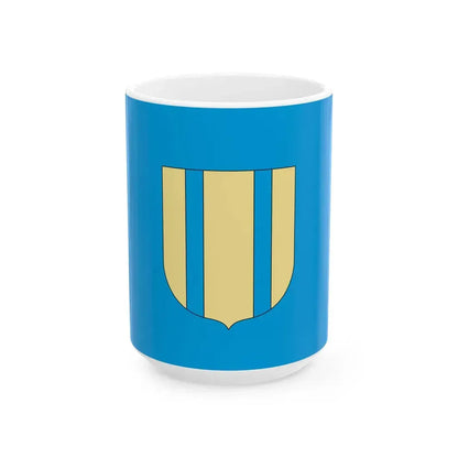 Flag of Szigethalom (Hungary) White Coffee Mug 15oz - Go Mug Yourself