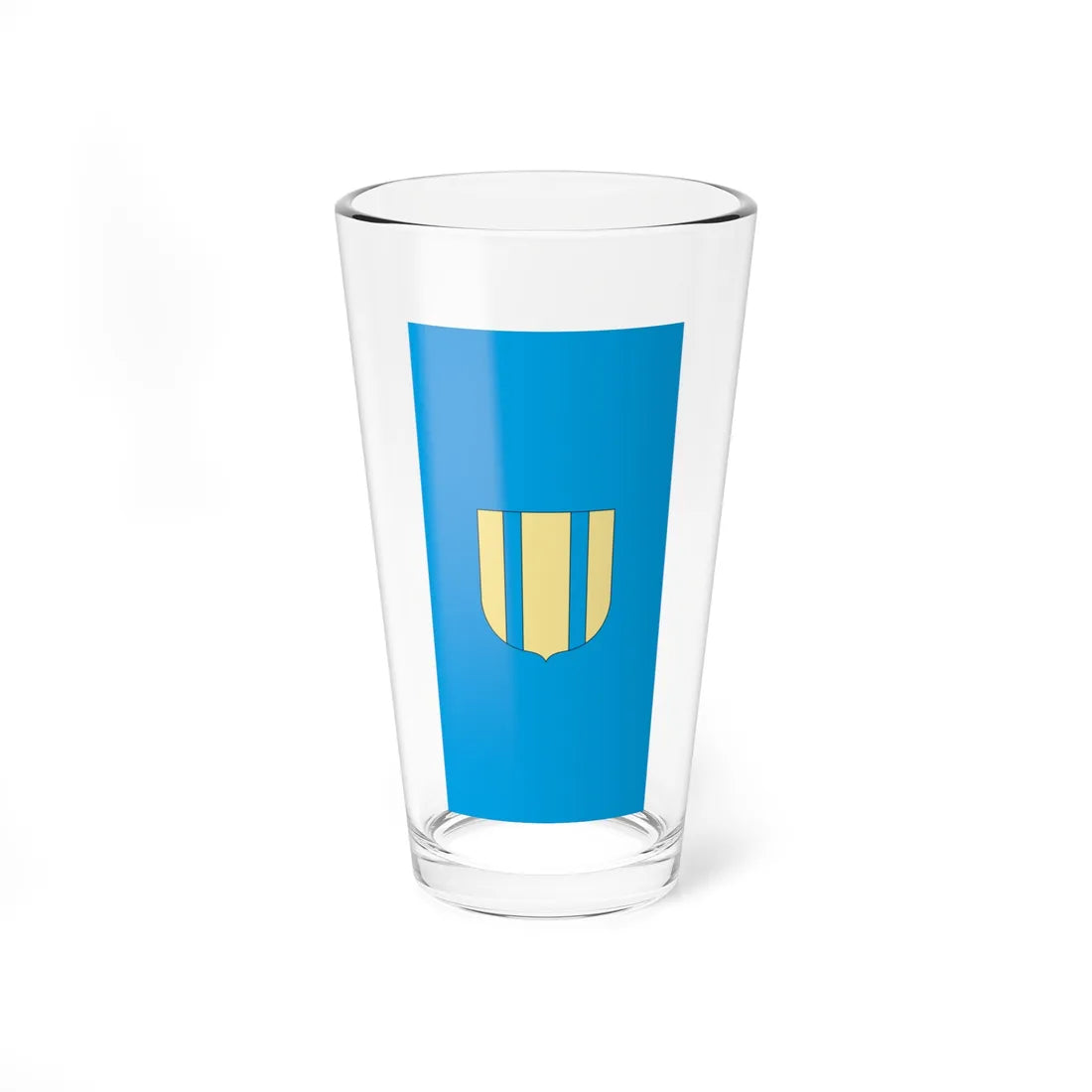 Flag of Szigethalom vertical (Hungary) Pint Glass 16oz 16oz - Go Mug Yourself