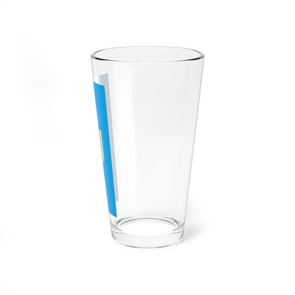 Flag of Szigethalom vertical (Hungary) Pint Glass 16oz - Go Mug Yourself