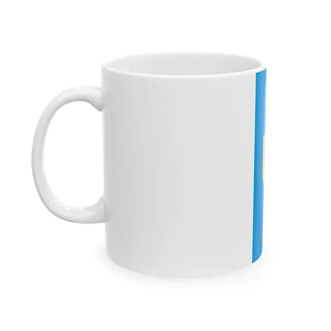 Flag of Szigethalom vertical (Hungary) White Coffee Mug - Go Mug Yourself