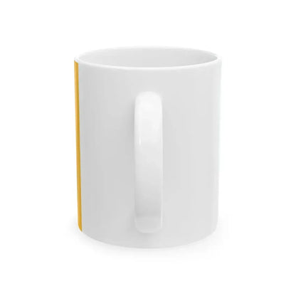 Flag of Szigetmonostor (Hungary) White Coffee Mug - Go Mug Yourself