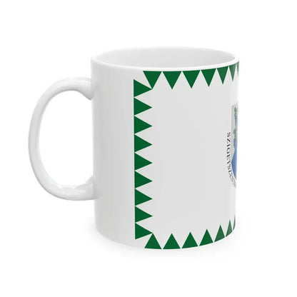Flag of Szigetszentmarton (Hungary) White Coffee Mug - Go Mug Yourself