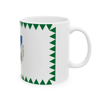 Flag of Szigetszentmarton (Hungary) White Coffee Mug - Go Mug Yourself