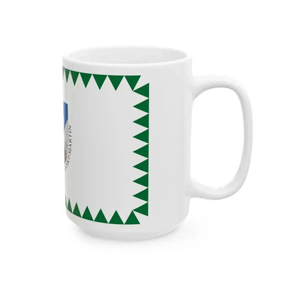 Flag of Szigetszentmarton (Hungary) White Coffee Mug - Go Mug Yourself