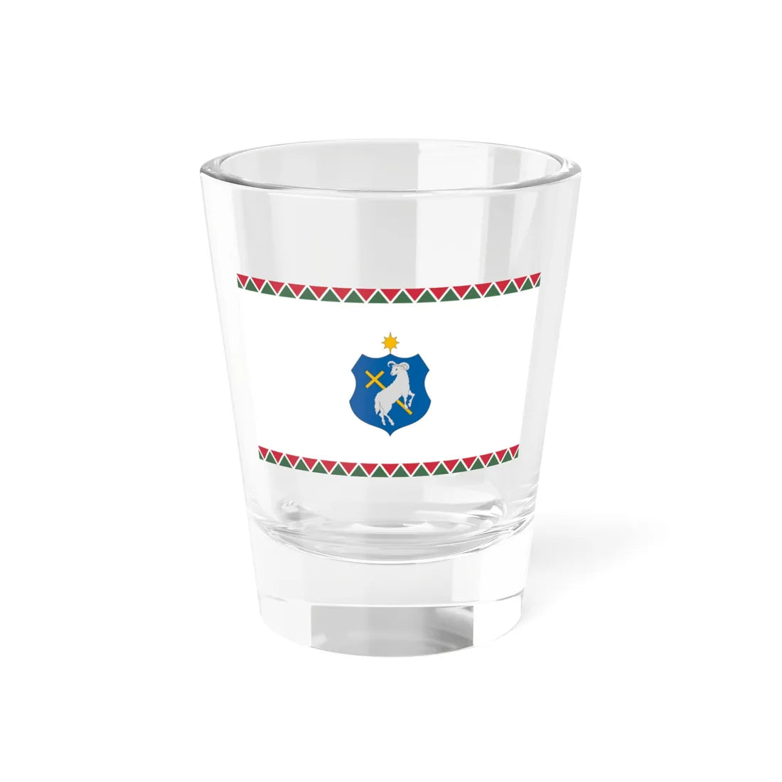 Flag of Szigetszentmiklos (Hungary) Shot Glass 1.5oz 1.5oz - Go Mug Yourself