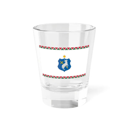Flag of Szigetszentmiklos (Hungary) Shot Glass 1.5oz 1.5oz - Go Mug Yourself