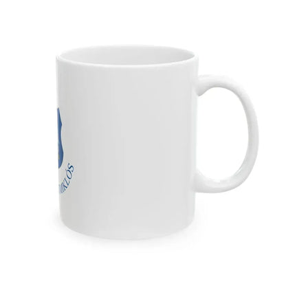 Flag of Szigetszentmiklos variant (Hungary) White Coffee Mug - Go Mug Yourself