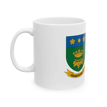 Flag of Szigetujfalu (Hungary) White Coffee Mug - Go Mug Yourself