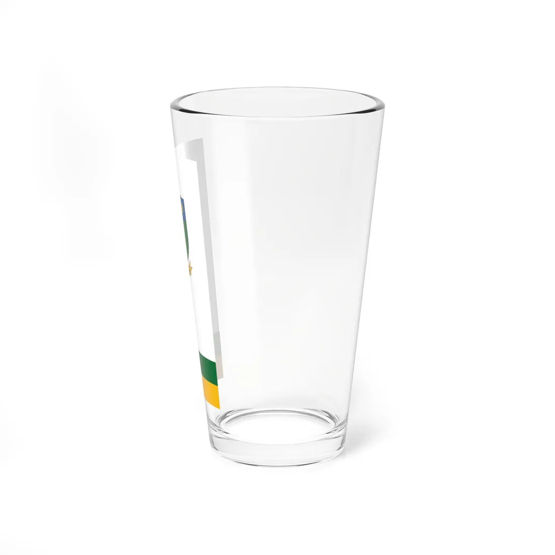 Flag of Szigetujfalu vertical (Hungary) Pint Glass 16oz - Go Mug Yourself
