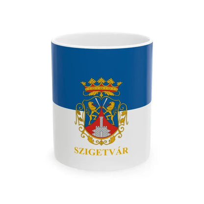 Flag of Szigetvar (Hungary) White Coffee Mug 11oz - Go Mug Yourself
