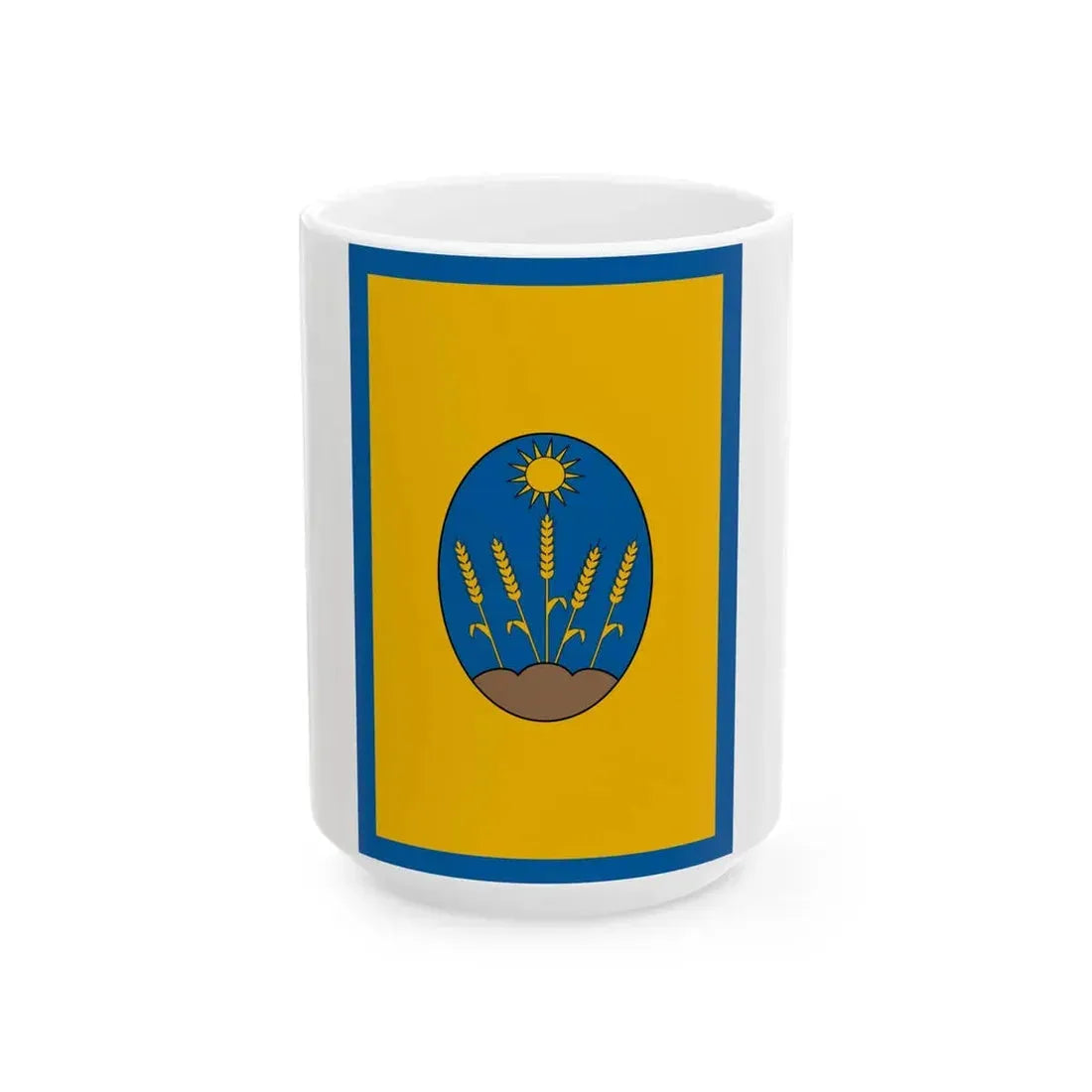 Flag of Szihalom (Hungary) White Coffee Mug 15oz - Go Mug Yourself