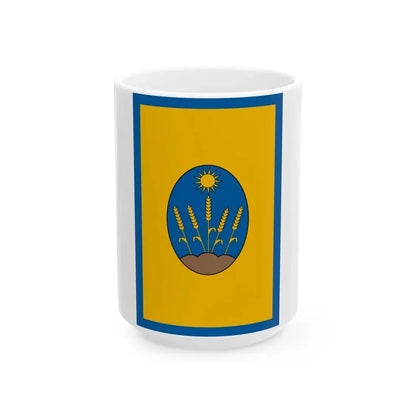 Flag of Szihalom (Hungary) White Coffee Mug 15oz - Go Mug Yourself