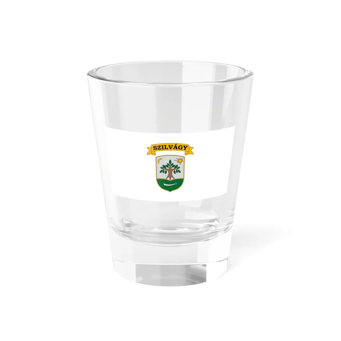 Flag of Szilvagy (Hungary) Shot Glass 1.5oz 1.5oz - Go Mug Yourself