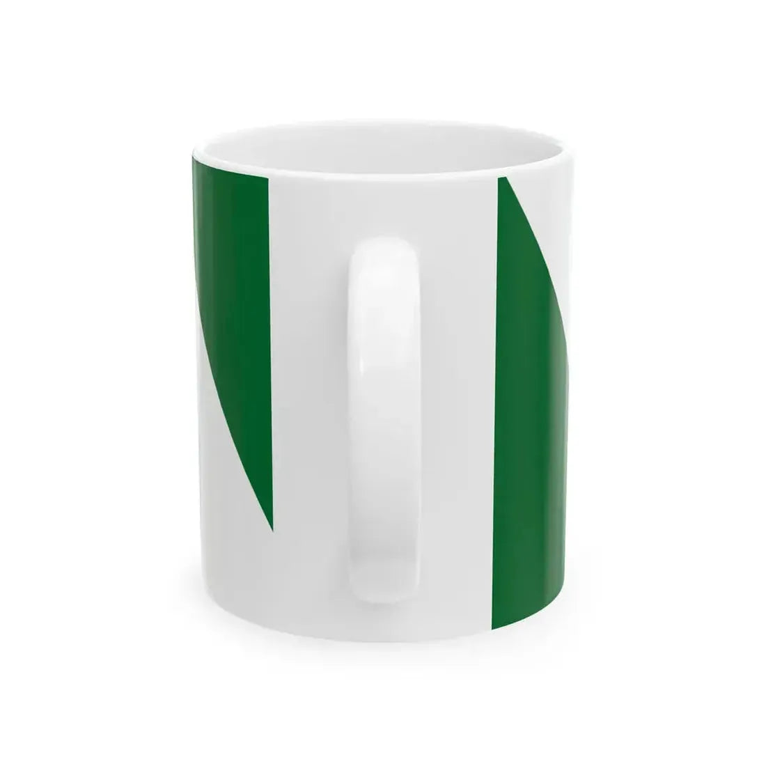 Flag of Szob reverse (Hungary) White Coffee Mug - Go Mug Yourself