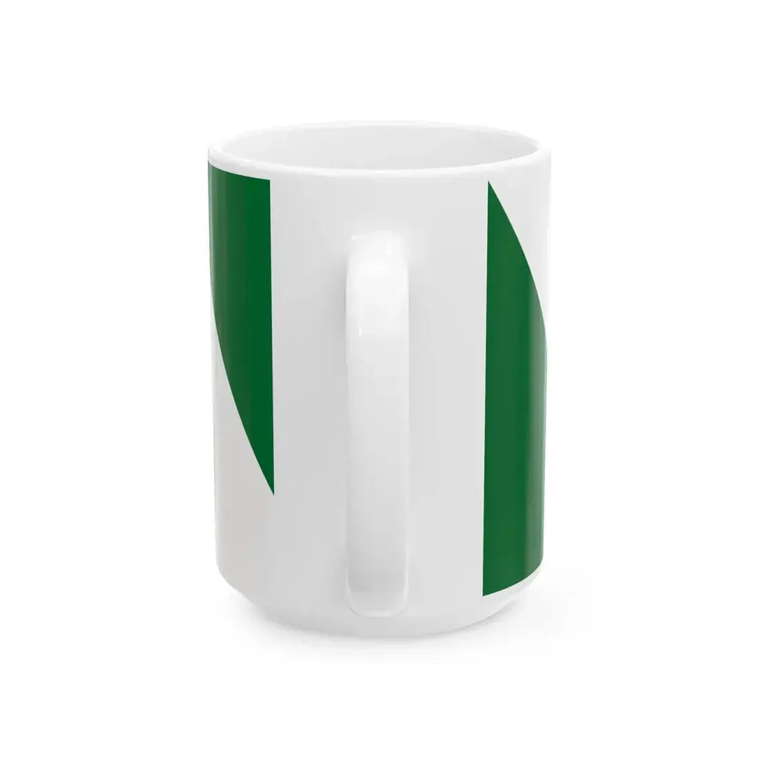 Flag of Szob reverse (Hungary) White Coffee Mug - Go Mug Yourself