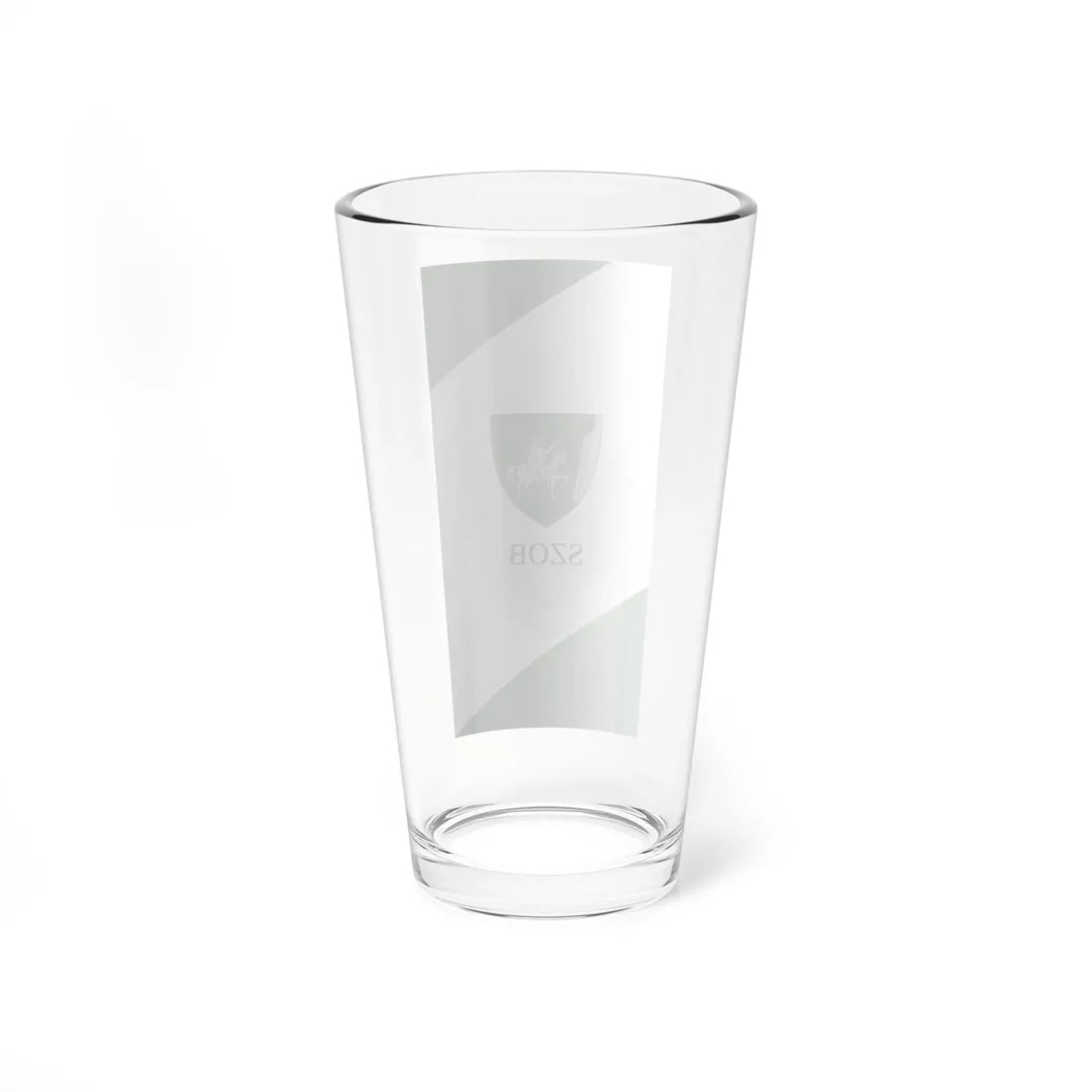 Flag of Szob vertical (Hungary) Pint Glass 16oz - Go Mug Yourself
