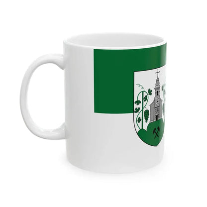 Flag of Szoc (Hungary) White Coffee Mug - Go Mug Yourself