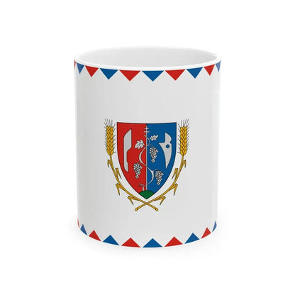 Flag of Szod (Hungary) White Coffee Mug 11oz - Go Mug Yourself