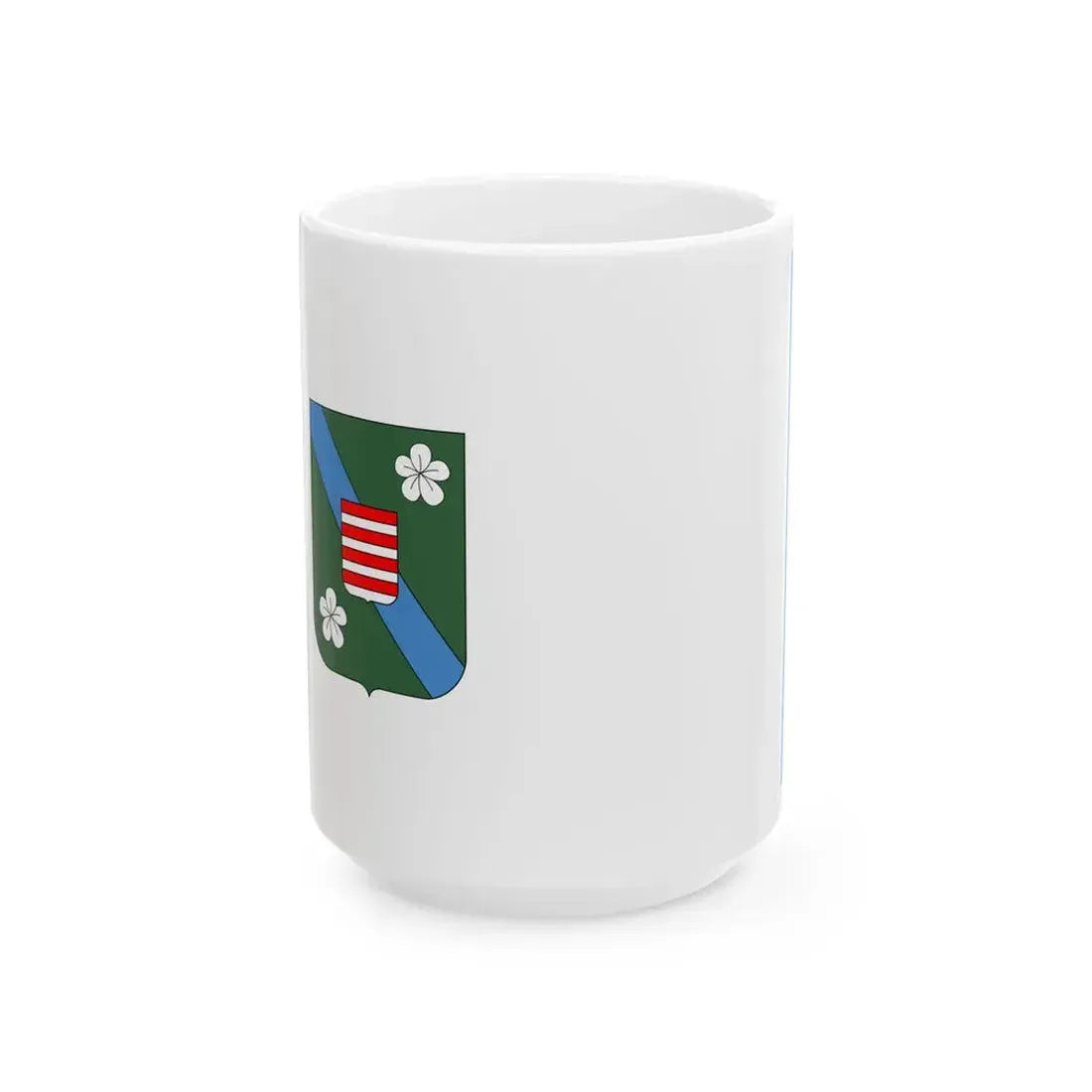 Flag of Szodliget (Hungary) White Coffee Mug 15oz - Go Mug Yourself