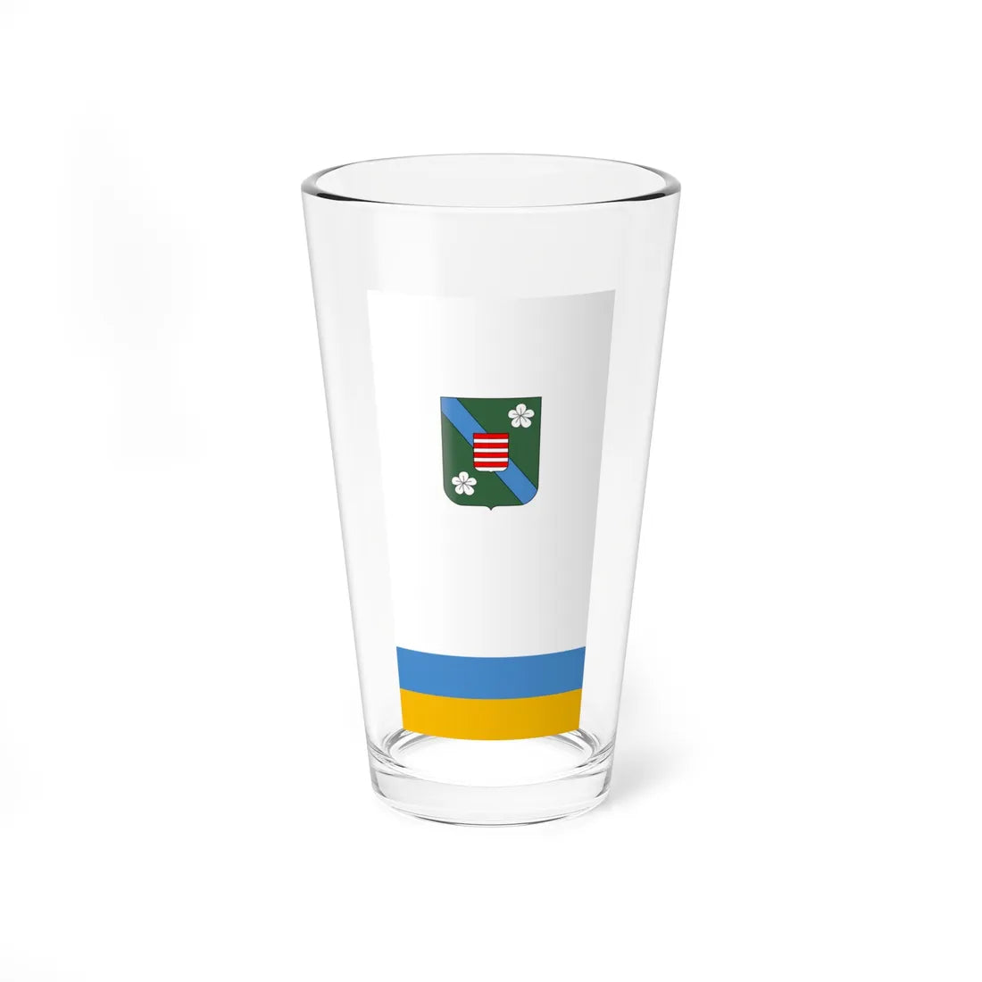 Flag of Szodliget vertical (Hungary) Pint Glass 16oz 16oz - Go Mug Yourself