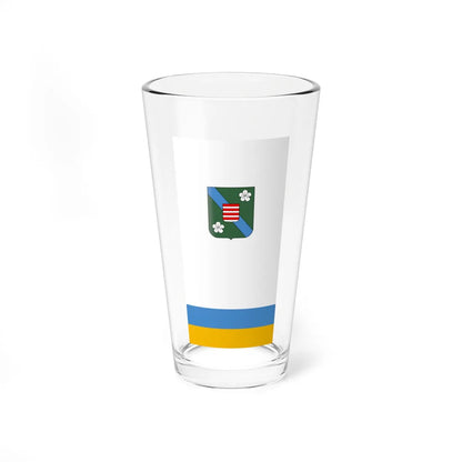 Flag of Szodliget vertical (Hungary) Pint Glass 16oz 16oz - Go Mug Yourself