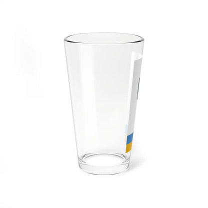 Flag of Szodliget vertical (Hungary) Pint Glass 16oz - Go Mug Yourself