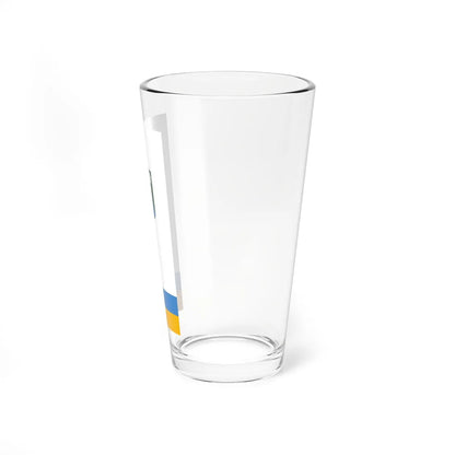 Flag of Szodliget vertical (Hungary) Pint Glass 16oz - Go Mug Yourself