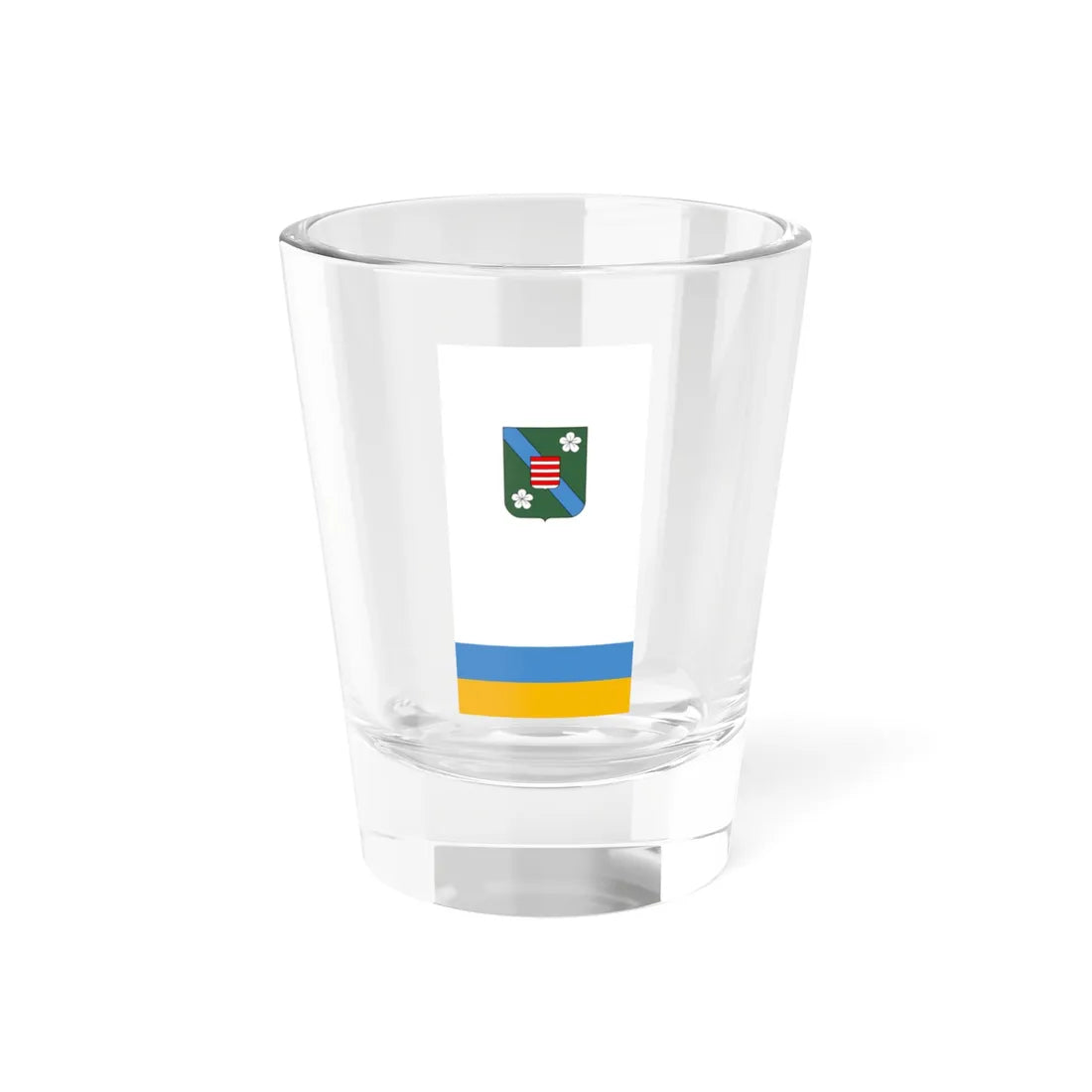 Flag of Szodliget vertical (Hungary) Shot Glass 1.5oz 1.5oz - Go Mug Yourself